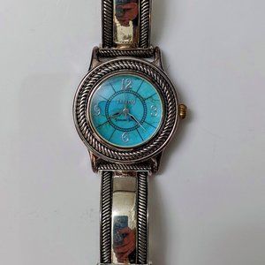 Vintage Ecclissi Turquoise Face Watch
